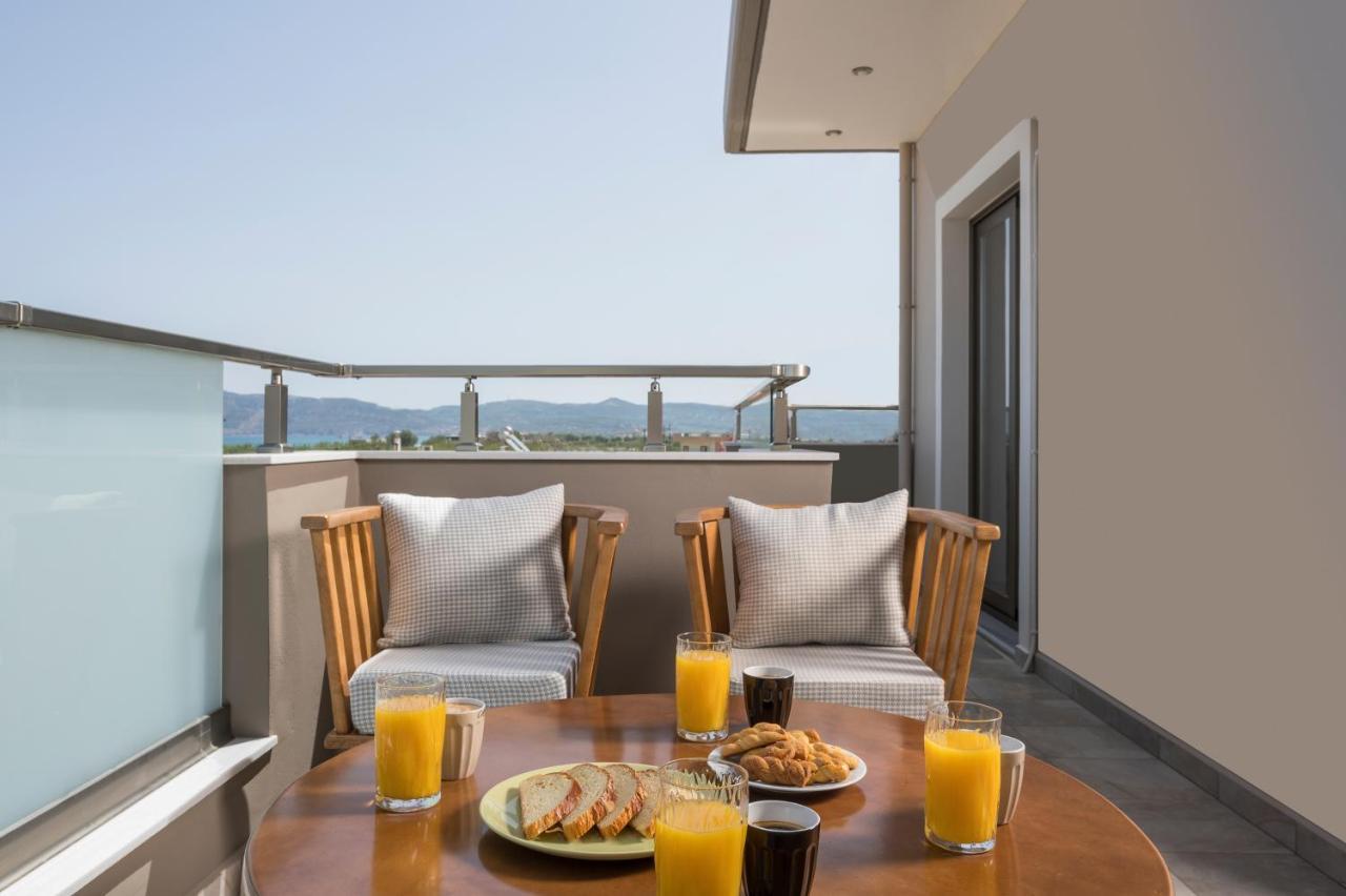 Indigo Blue Seaside Deluxe Apartments Kíssamos Buitenkant foto