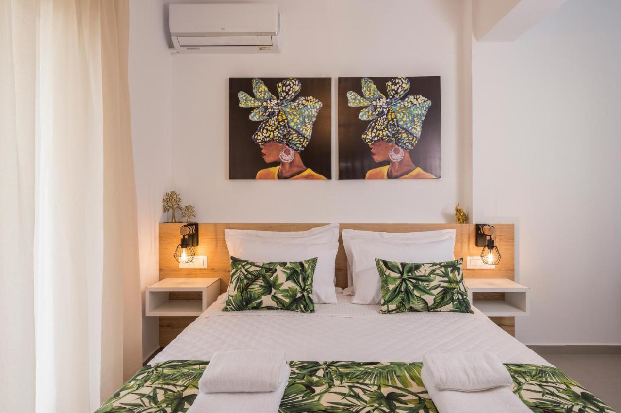 Indigo Blue Seaside Deluxe Apartments Kíssamos Buitenkant foto