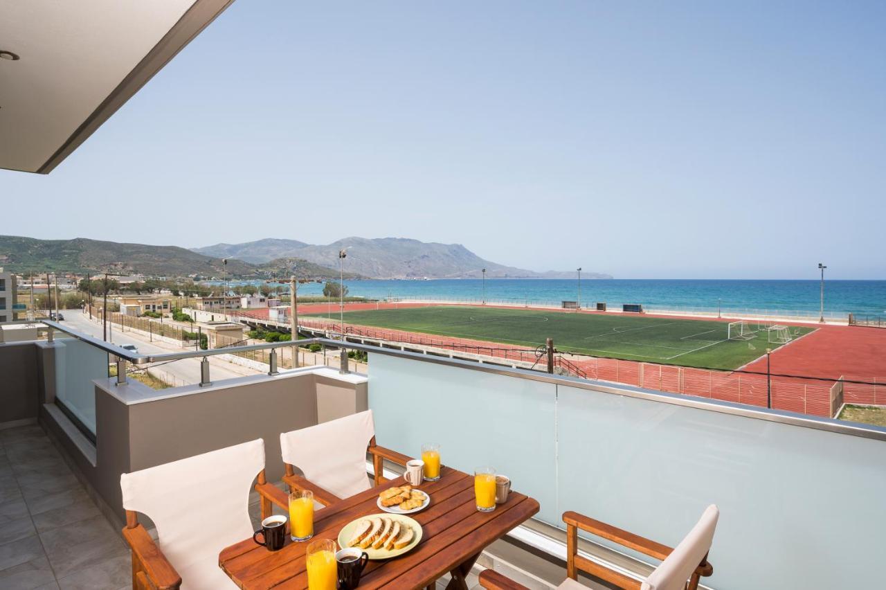 Indigo Blue Seaside Deluxe Apartments Kíssamos Buitenkant foto