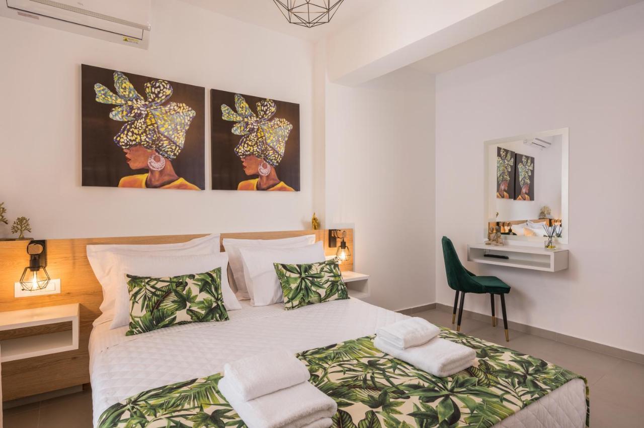 Indigo Blue Seaside Deluxe Apartments Kíssamos Buitenkant foto